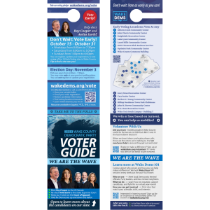 GOTV Door Hanger with Voter Guide (Generic)